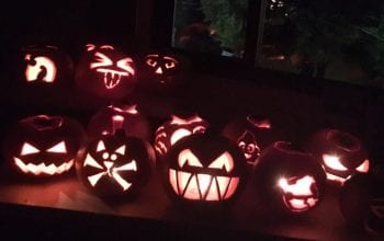 Variety of different jack-o-lanterns | Dockside Cannabis