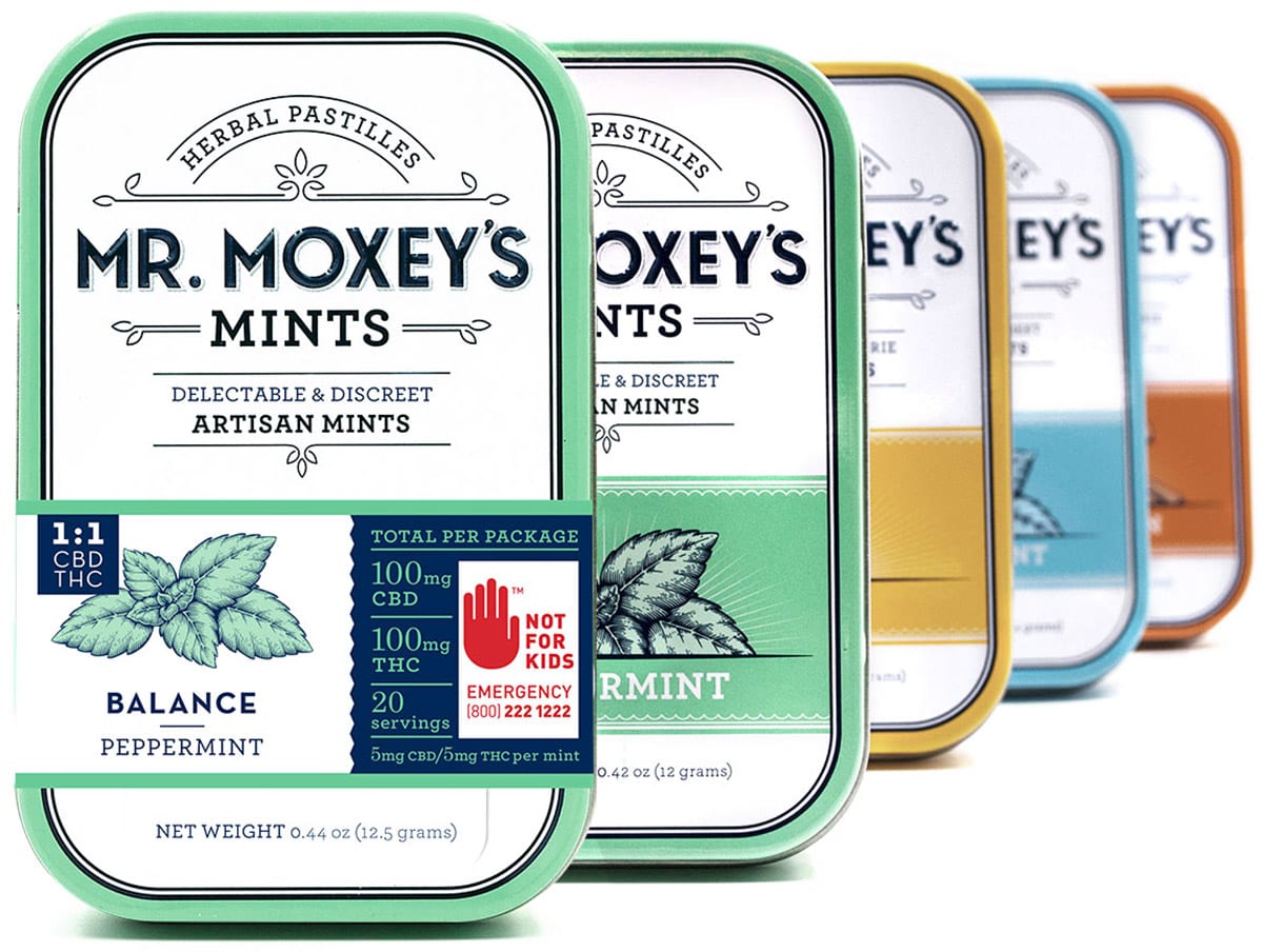 Mr. Moxey's Mints variety flavors | Dockside Cannabis
