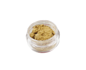 Cannabis hash in small round container | Dockside Cannabis