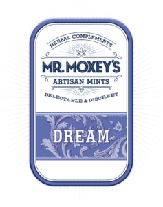 Picture of front of Mr.Moxey's dream mint package