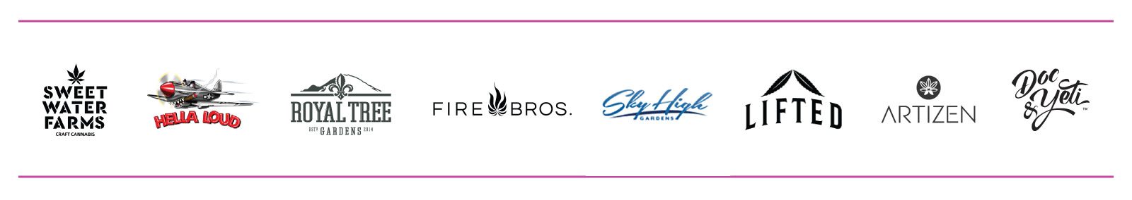 logos of vendors competing in dockside cup 2023