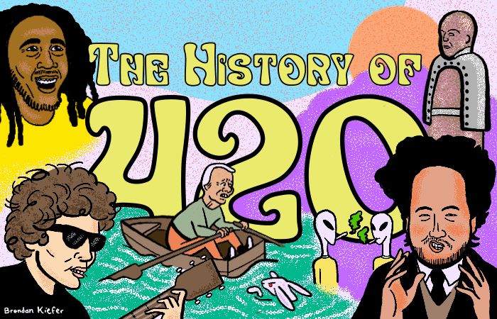 Illustration of historical 420 figures