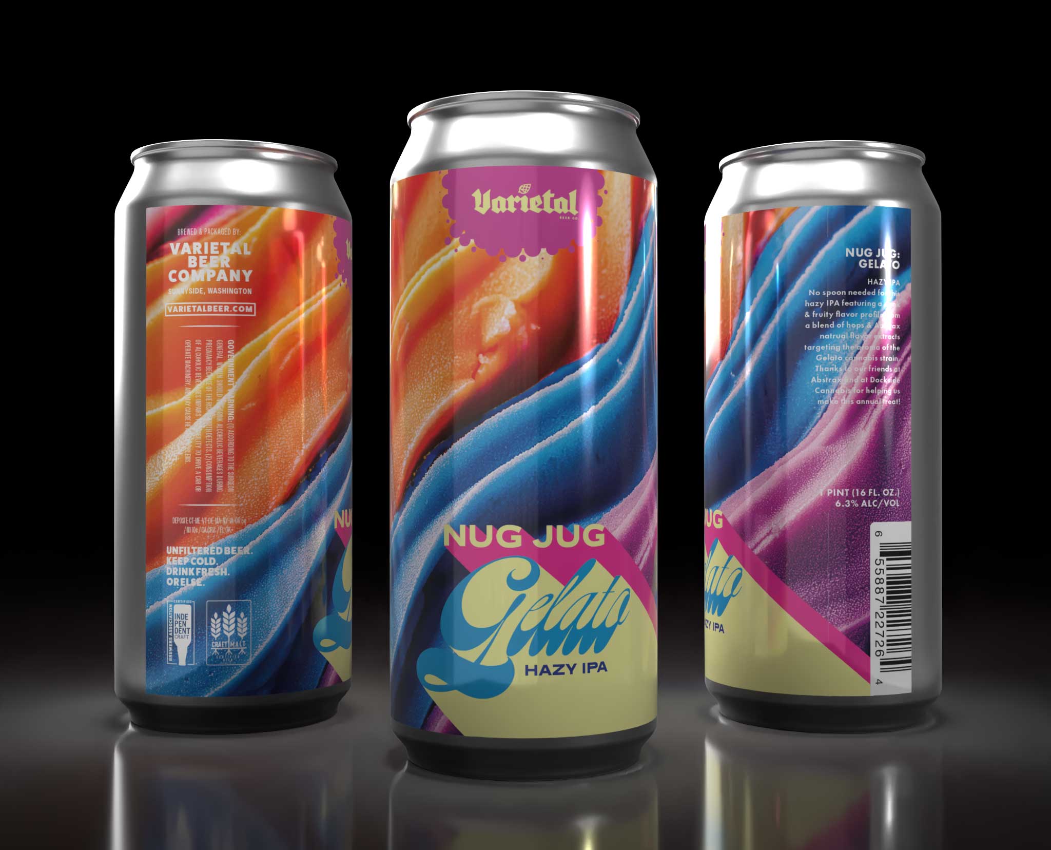 Nug Jug Gelato IPA Beer Can