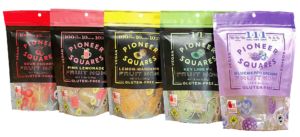 A group image of some of the edibles available from Pioneer Squares
