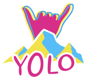 Logo of YOLO, a cannabis brand that focuses on products such as vapes and cartridges