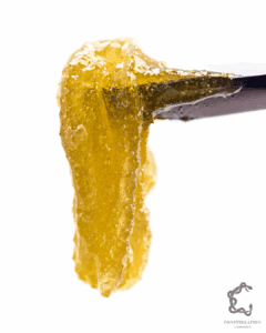 Macro image of constellation cannabis hash rosin jam